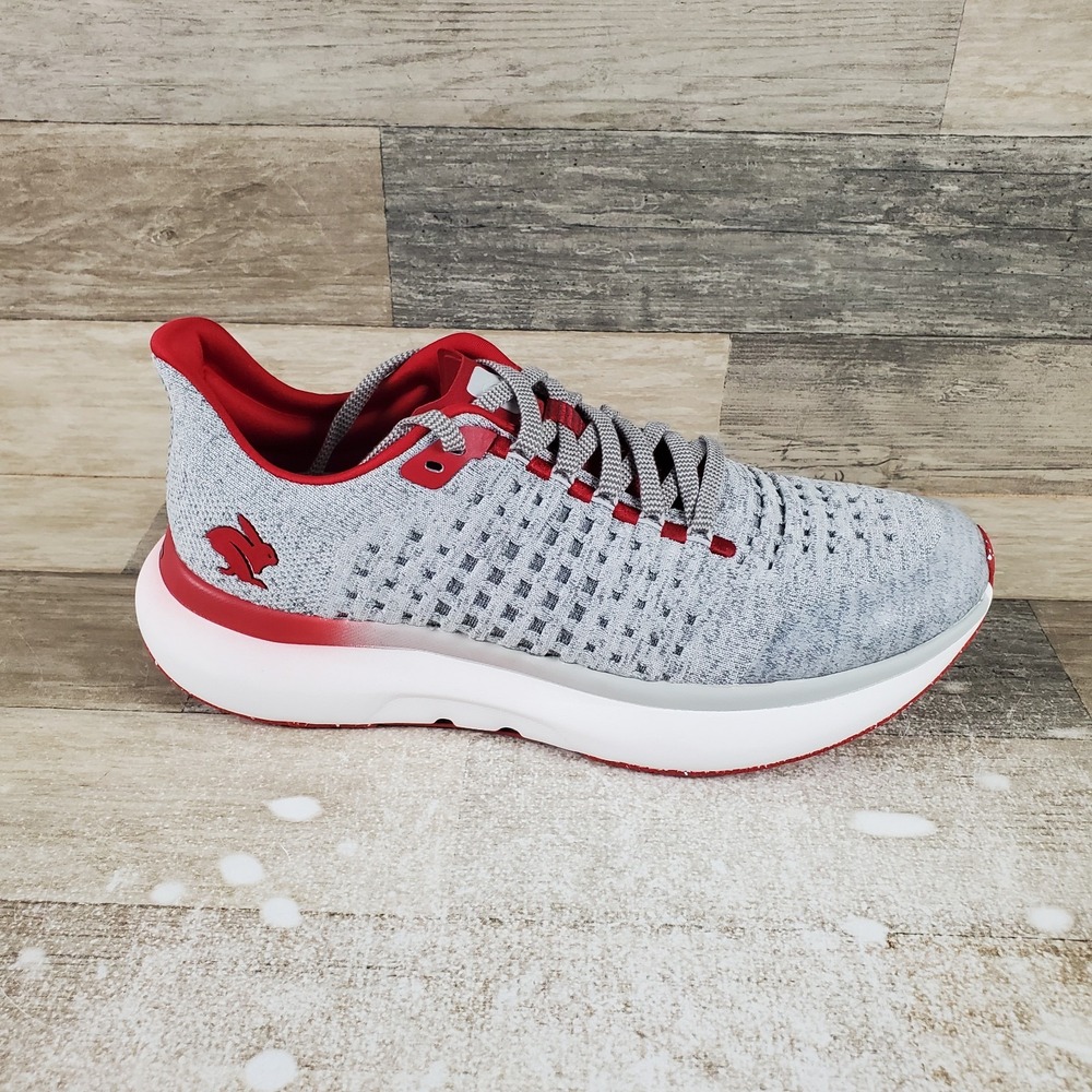 Rabbit Dream Chaser Mens Shoes Sz 10.5 Running Gray Red Mesh Lace Up Sneakers